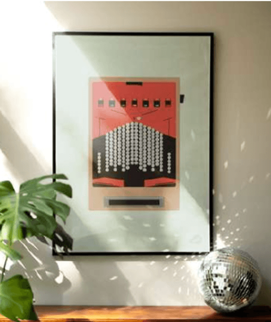 Hovedbilde Plakat Vinnerlykke Mint Str A4, 30x40 cm og 50x70 ...